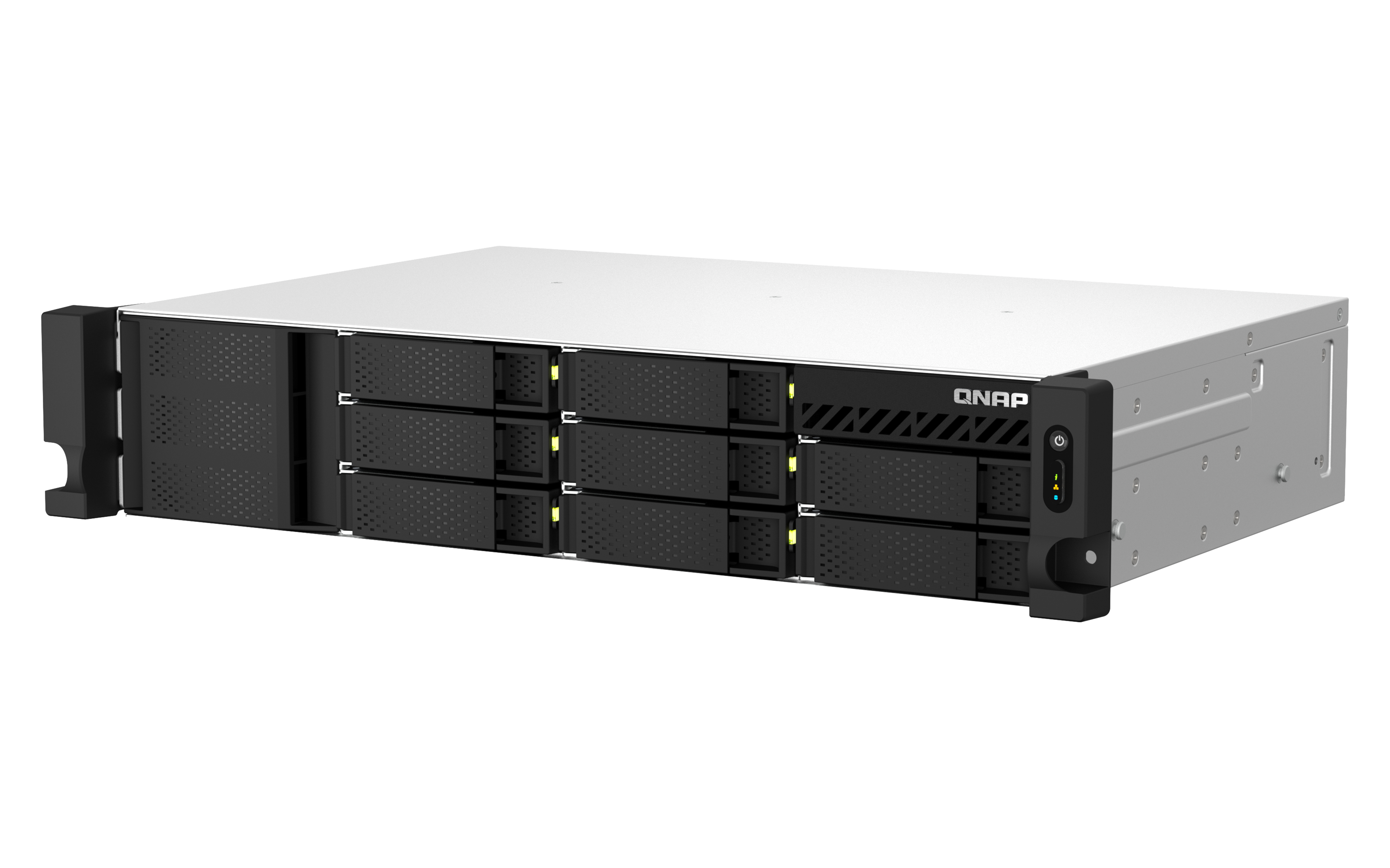 QNAP TS-864eU-RP NAS-Server 2U Intel Celeron N5095 8 GB RAM Schwarz