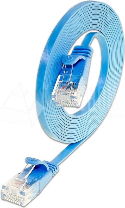 SLIM Patchcords SLIM UTP Netzwerkkabel Blau 7,5 m Cat6 U/UTP (UTP) (PKW-SLIM-KAT6 7.5 BL)
