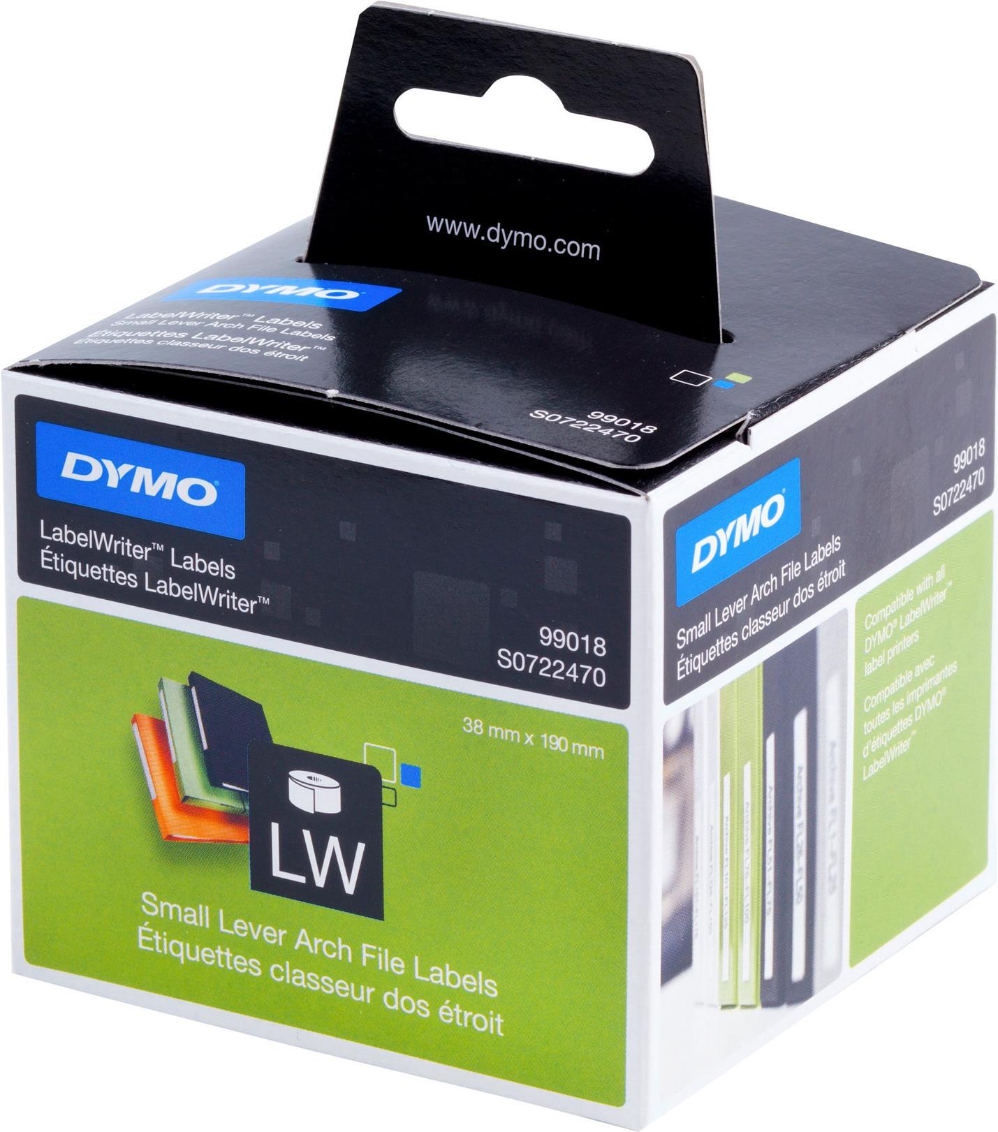 DYMO LabelWriter Ordneretiketten 190 x 38 mm Weiß