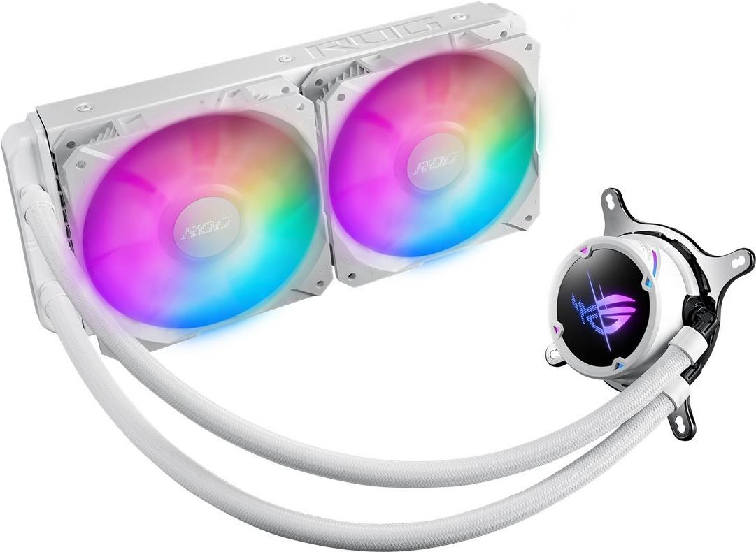 ASUS ROG Strix LC II 240 ARGB White Edition Prozessor-Flüssigkeitskühlsystem 240 mm Weiß