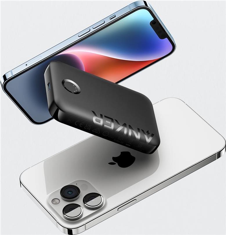 Anker MagGo PowerCore 5000 Induktive Power Bank 5000 mAh 7.5 W USB-C Schwarz