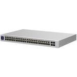Ubiquiti UniFi Switch USW-48 - Switch - managed - 48 x 10/100/1000 + 4 x Gigabit SFP - Desktop, an Rack montierbar (USW-48)
