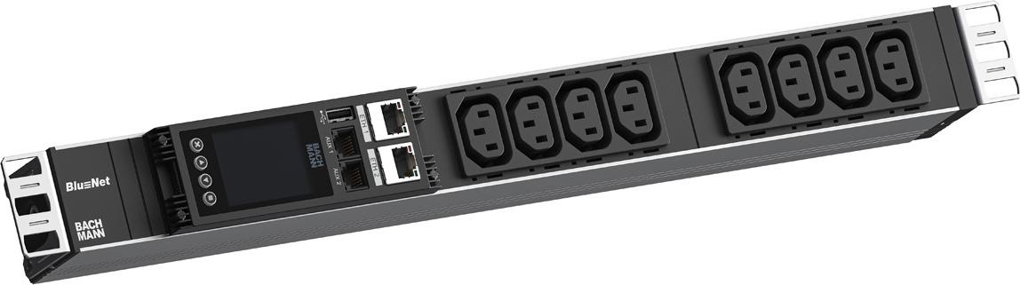 BACHMANN BN ESSENTIAL Metered 19\" 8xC13, L=2,0m CEE7/7 (BM0023691)