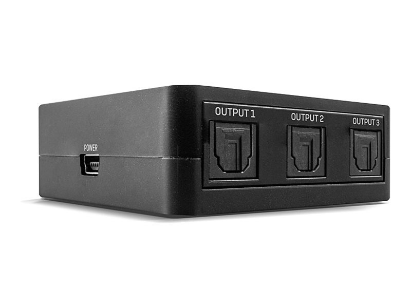 Lindy Audio-Splitter 70480 TosLink 1 auf 3 Schwarz