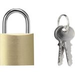 Sygonix SY-5044454 Vorhängeschloss 32 mm Messing Schlüsselschloss (SY-5044454)