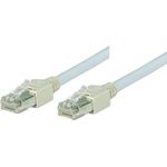 Patchkabel SF/UTP, Cat 5e, grau, 2,0 m halogenfrei, mit Draka-Kabel und Hirosesteckern TM11 (bisherige Bezeichnung S/FTP) (71302)