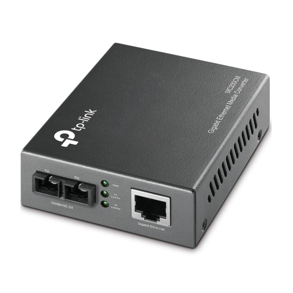 TP-Link Omada MC200CM Medienkonverter 1000 Mbit/s RJ-45 SC 850 nm Multimode Schwarz
