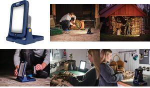 RAPID Akku LED-Arbeitsstrahler BWL2400, blau/schwarz Lichtstrom: 2.400 Lumen, Farbtemperatur: 5.000 Kelvin, - 1 Stück (5001753)