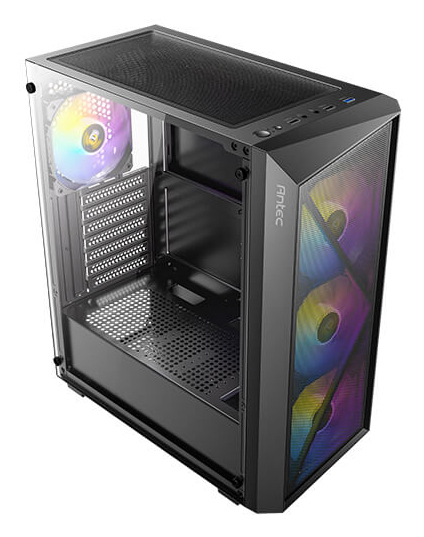 Antec AX67 ARGB Midi Tower Gaming-Gehäuse ATX ARGB Schwarz