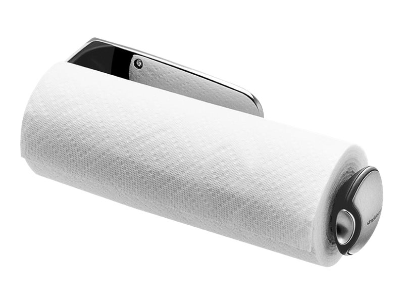 simplehuman KT1024 Wandmontierter Papierhandtuchhalter Edelstahl 33,3 cm Silber