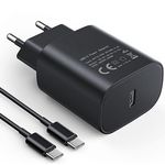 B2Bworkplace USB Ladegerät 18W mit USB-C Ladekabel, schwarz, bulkSamsung und andere Hersteller (300423)