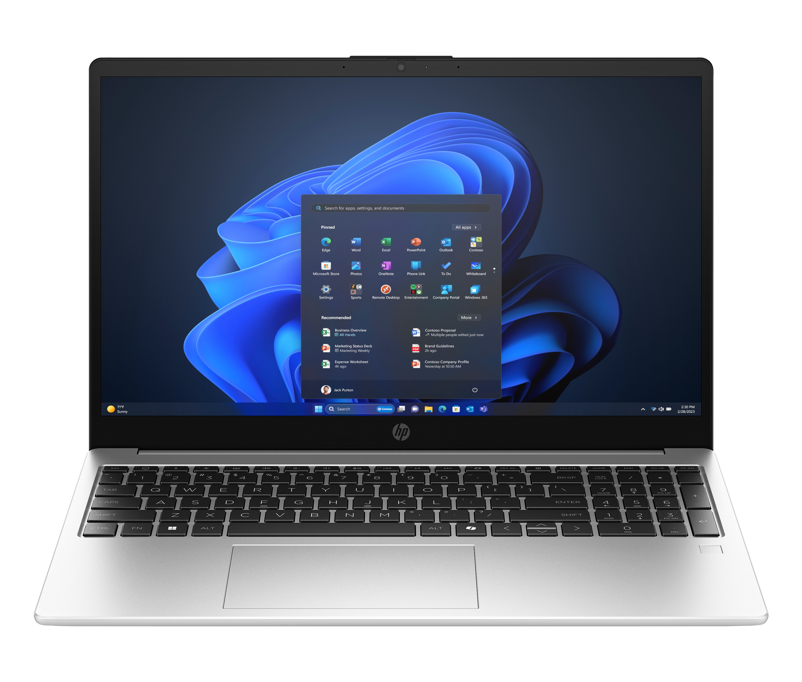 HP 250R G10 15,6" FHD Intel Core 7 150U 16 GB RAM 512 GB SSD Schwarz
