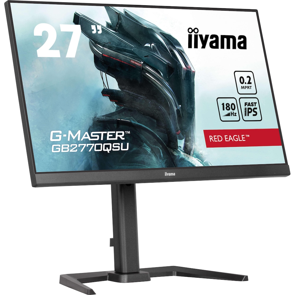 Iiyama G-Master G2770QSU-B6 68,6cm (27") FHD IPS Monitor HDMI/DP/USB 0,2ms LS [Energieklasse E] (G2770QSU-B6)