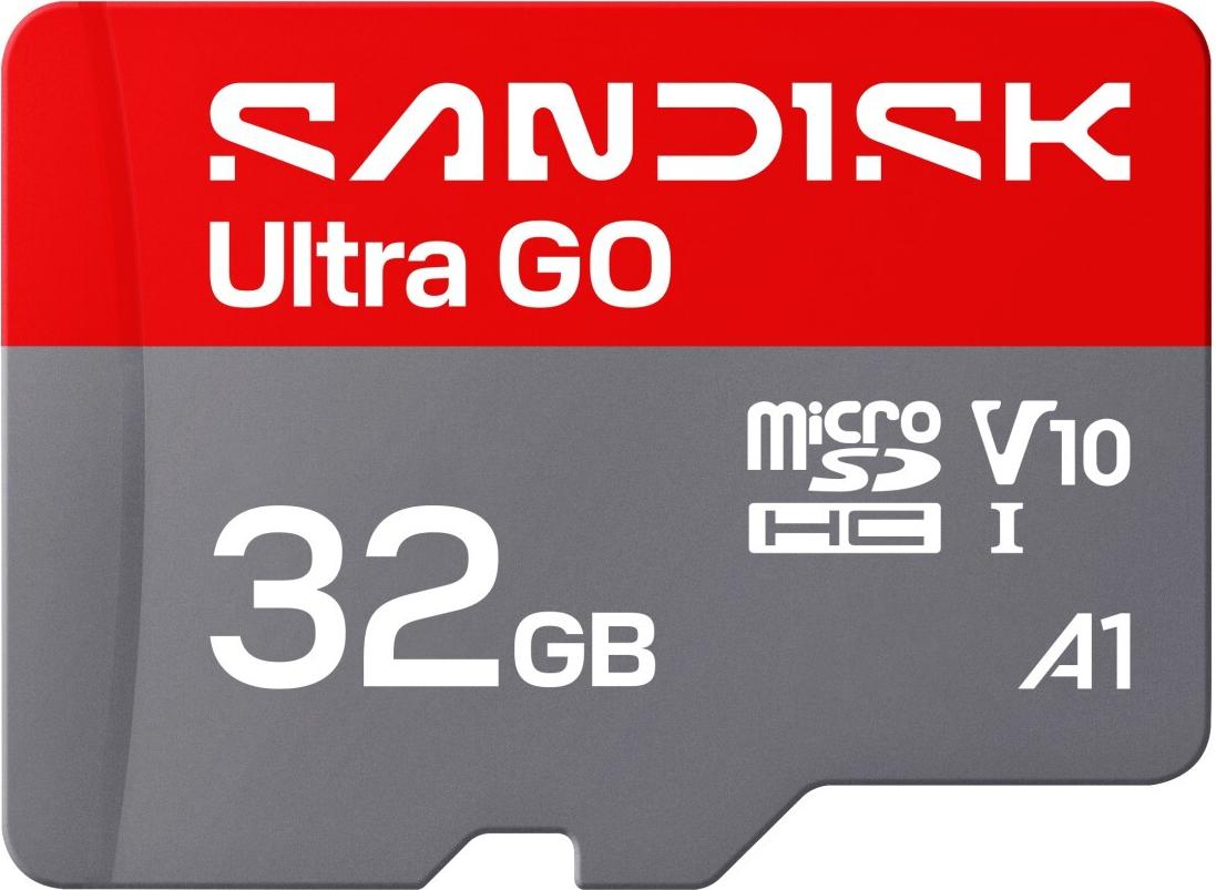 SanDisk Ultra GO microSDHC 32 GB UHS-I Speicherkarte, 120 MB/s Lesen, V10, A1