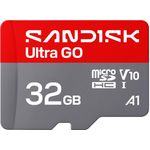SanDisk Ultra GO microSDHC 32 GB UHS-I Speicherkarte, 120 MB/s Lesen, V10, A1