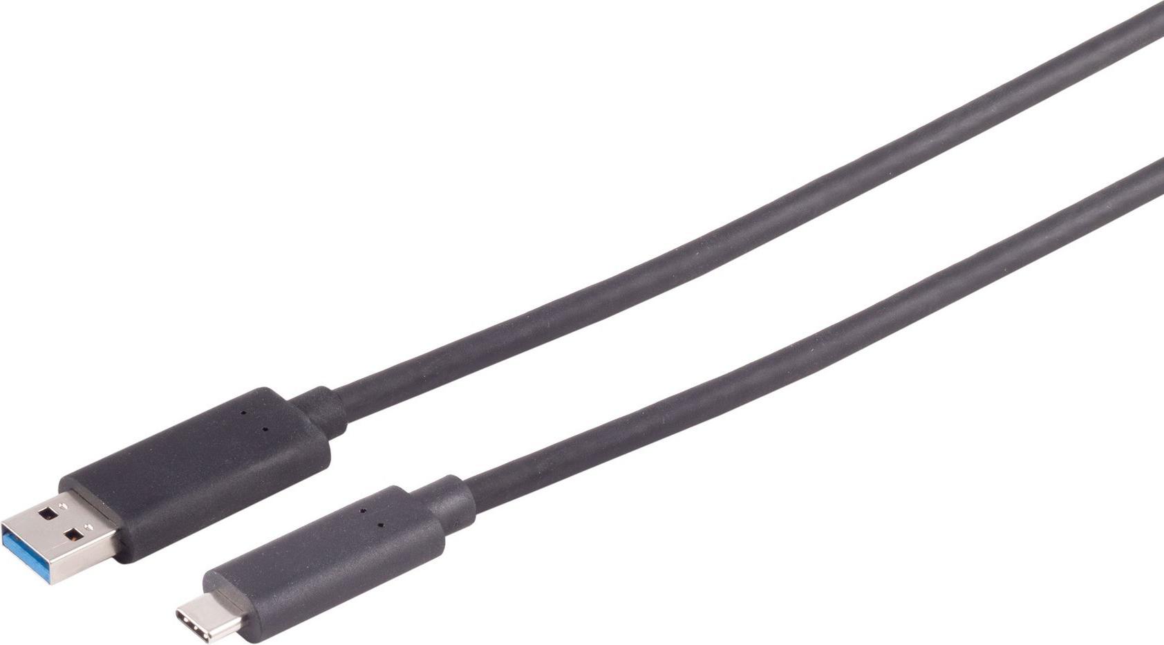 S/CONN maximum connectivity Optisches USB-A Anschlusskabel, USB-C, 3.2, 10G, 50m (30-39505)