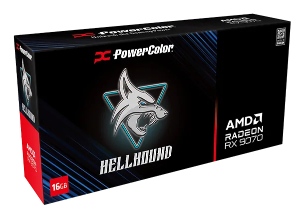 PowerColor Hellhound Radeon RX 9070 16 GB GDDR6 Schwarz
