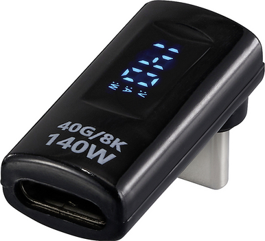 Renkforce USB-C Adapter[1x Stecker - 1x Buchse] USB4 L-Type Male to Female (RF-6826674)