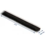 Delock Bürstenstreifen selbstklebend 8 mm - Länge 5 m schwarz (66893)