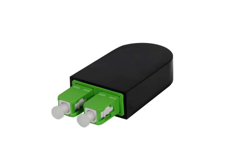 Synergy 21 S215581 Loopback-Stecker duplex SC/APC Singlemode Schwarz