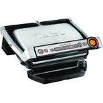 Tefal OptiGrill+ GC716D12 Elektro-Kontaktgrill Schwarz/Metallisch Edelstahl 2000W 6 Programme