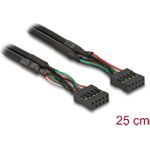 Delock Kabel USB 2.0 Pfostenbuchse 2.54 mm 10 Pin zu 2.0 (82029)
