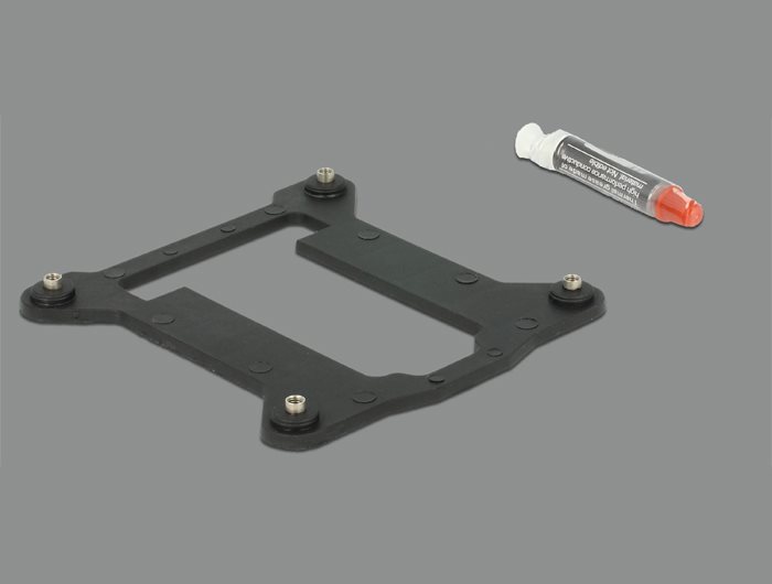 Silverstone Nitrogon NT07-115X Low Profile Prozessor-Luftkühler Schwarz, Metallisch