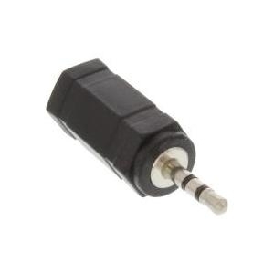 InLine® Audio Adapter, 2,5mm Klinke Stecker zu 3,5mm Buchse, Stereo (99308)