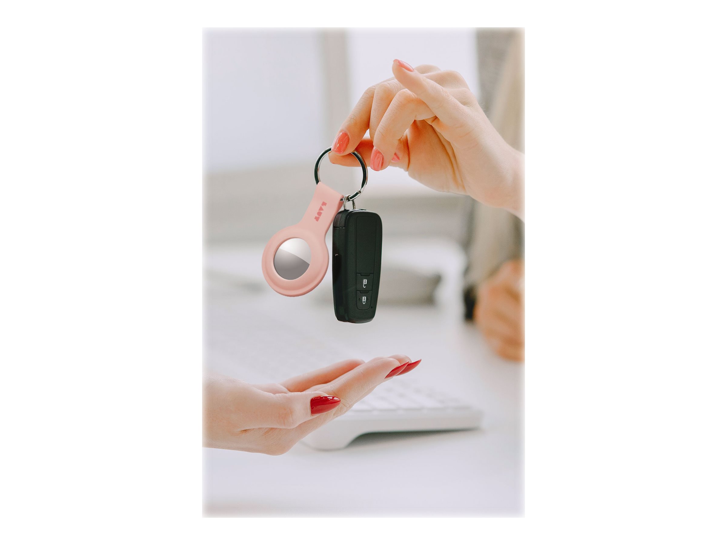 Laut HUEX TAG Secure Holder für Apple AirTag Blush Pink
