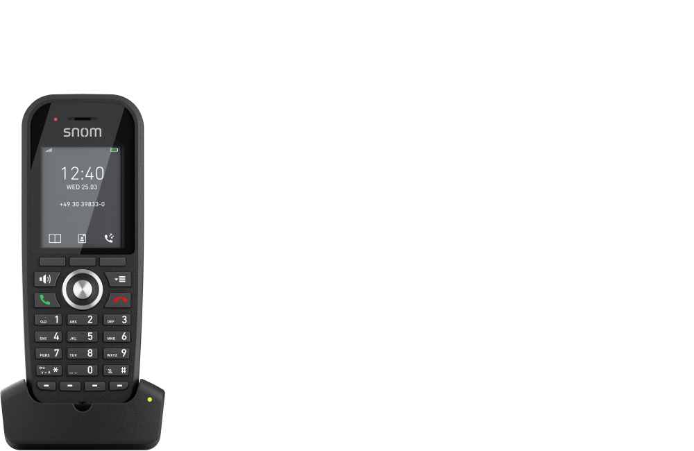 Snom M30 IP DECT Mobilteil EU Schwarz