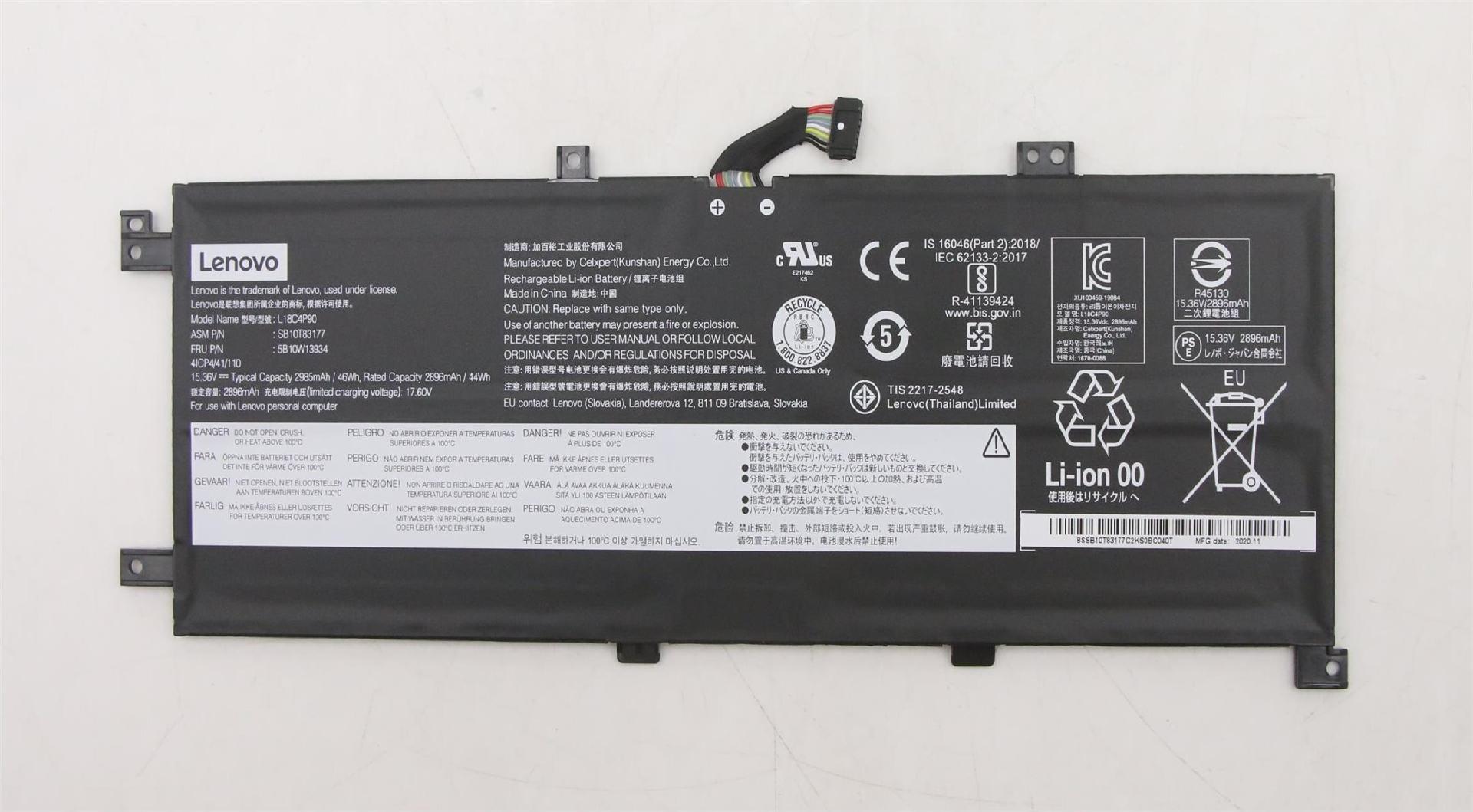 Lenovo Battery Internal 4c 46Wh LiIon CXP (5B10W13934)