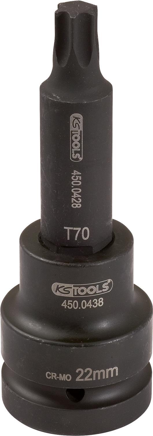 KS TOOLS 3/4\" Kraft-Bit-Stecknuss TX, lang, T90 (450.0444)
