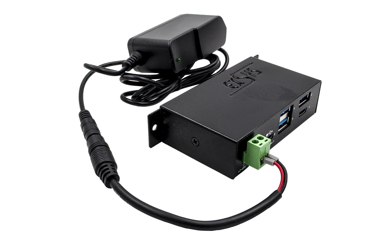 EXSYS EX-K1110 Stromkabel 0,18 m 2-polige Klemmleiste Schwarz