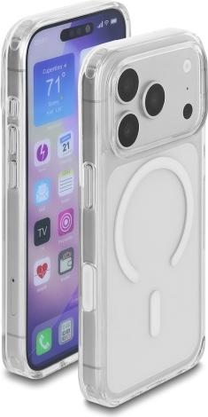 Delock Schutzhülle für iPhone 17 Pro kompatibel mit MagSafe transparent-weiß (81643)