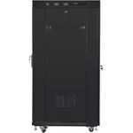 Lanberg FF01-8015-23BL Rack 15U Freistehendes Gestell Schwarz (FF01-8015-23BL)