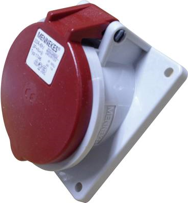 MENNEKES 1746 CEE Anbausteckdose TwinContact 32 A 5p Rot (1746)