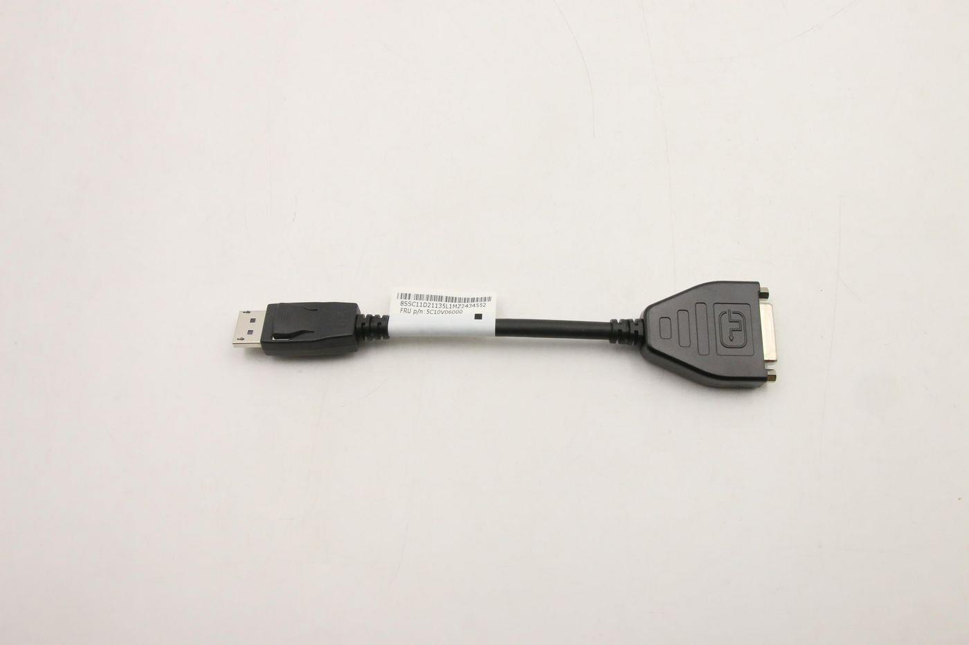 Lenovo CABLE DP to DVI Dongle (5C10V06000)