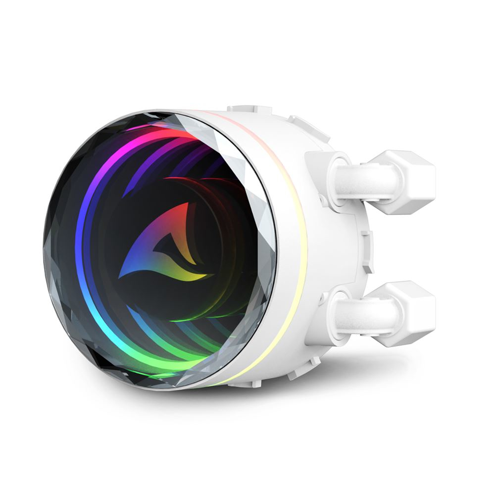 Sharkoon S90 RGB 360 mm All-in-One-Flüssigkeitskühler Weiß