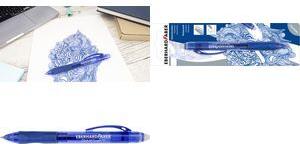 EBERHARD FABER Gelschreiber Click it! Erase it!, blau Strichstärke: 0,7 mm, nachfüllbar, Schreibfarbe: blau, - 1 Stück (582171)