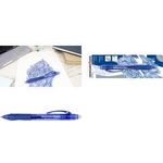 EBERHARD FABER Gelschreiber Click it! Erase it!, blau Strichstärke: 0,7 mm, nachfüllbar, Schreibfarbe: blau, - 1 Stück (582171)