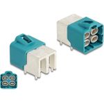 Delock HDMTD quad Stecker gewinkelt für PCB (90145)