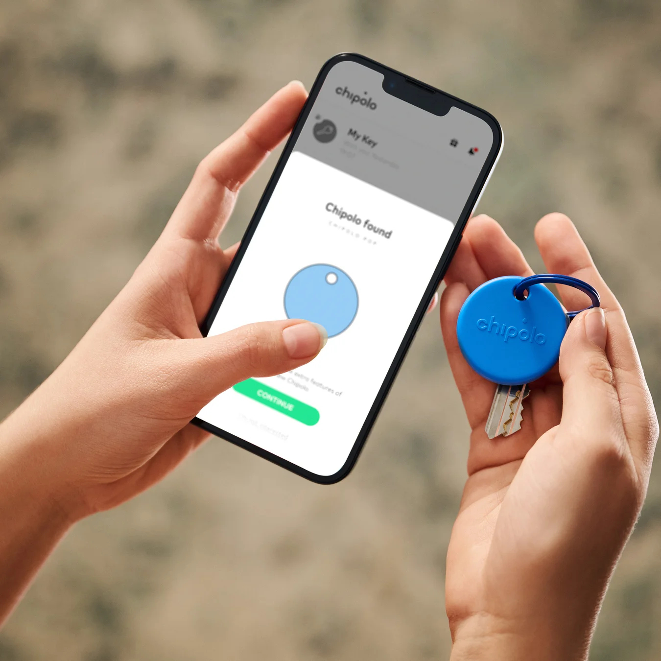 Chipolo POP Bluetooth Tracker Blau