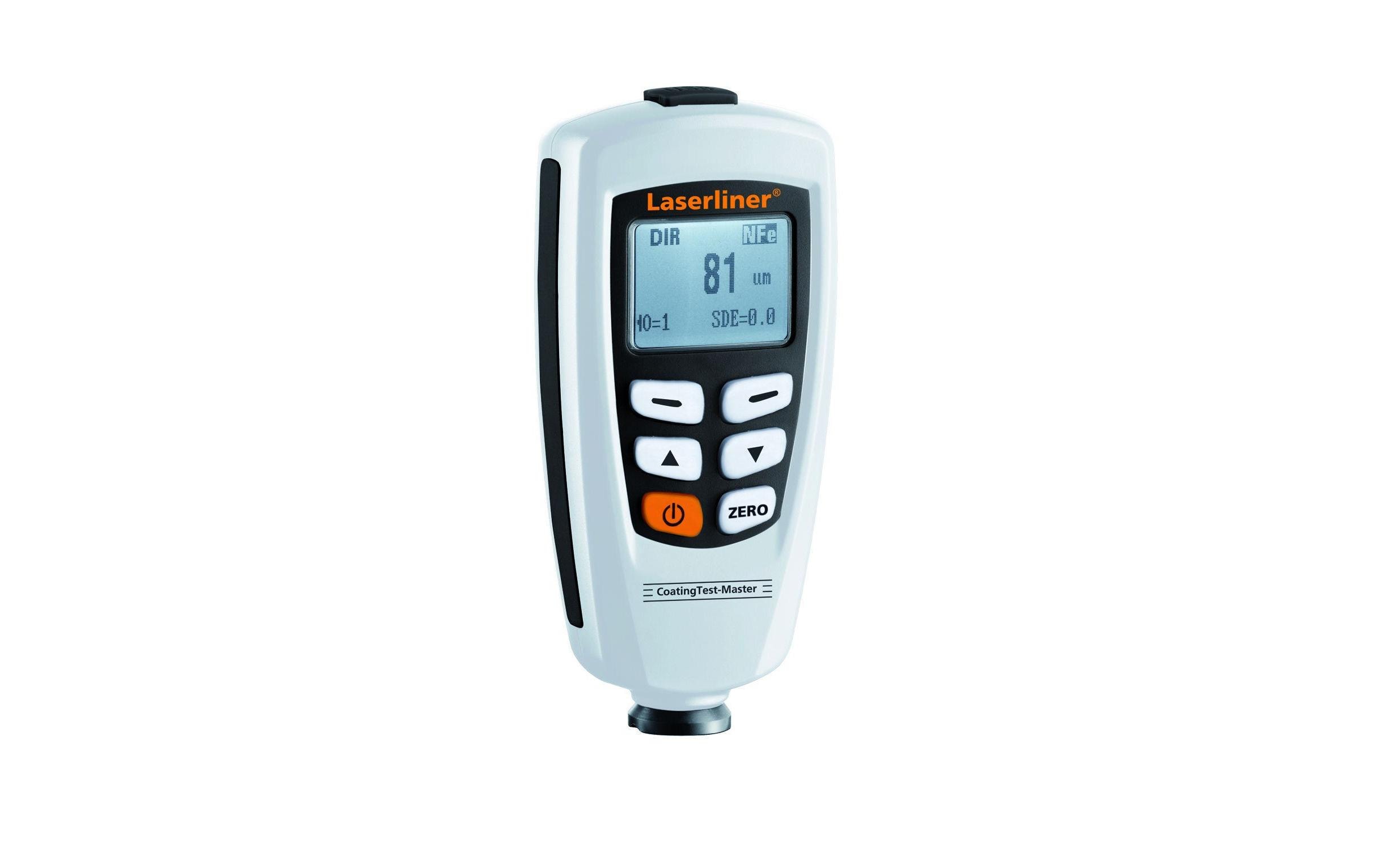 Laserliner CoatingTest-Master Schichtdickenmessgerät 0–1250 µm USB Schwarz/Weiß