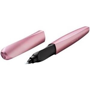 Pelikan Twist Tintenroller Girly Rose, rosa-metallic ergonomische Form, für Rechts- und Linkshänder geeignet, - 1 Stück (806299)