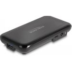 DeLOCK 64209 Schnittstellen-Hub USB 3.2 Gen 2 (3.1 Gen 2) Type-C 10000 Mbit/s Schwarz (64209) (geöffnet)