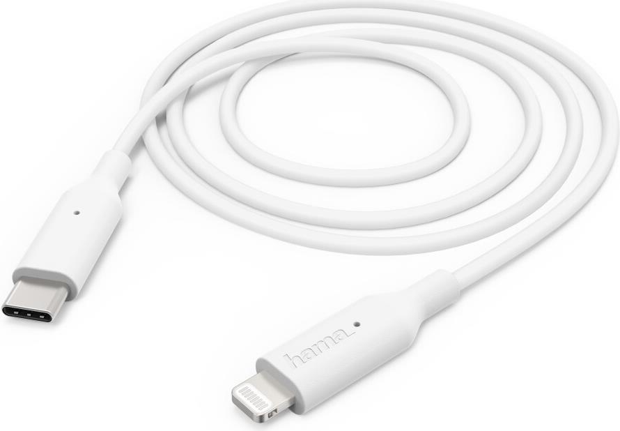 Hama 00187299 Lightning-Kabel 1 m Weiß (00187299)