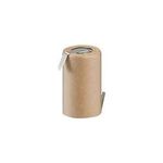 Wentronic Goobay 4/5 Sub-C, 2000 mAh, Lötfahne (Z) - Nickel-Metallhydrid Akku (NiMH), 1,2 V, Pappe, Lötfahne (Z) (72874)