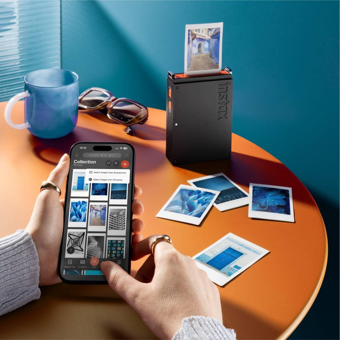 Fujifilm instax mini LINK PLUS Fotodrucker Bluetooth Schwarz