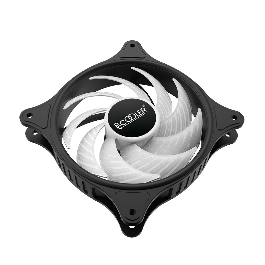 PCCOOLER FX-120-3 RGB Lüfter 120 mm 1200 RPM Schwarz