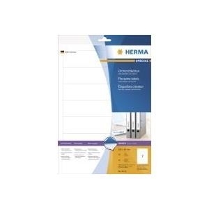 HERMA Special Permanent selbstklebende, matte, lichtundurchlässige Aktenetiketten aus Papier (8620)